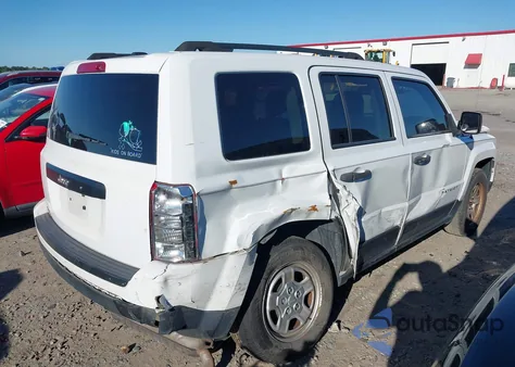 2016 Jeep Patriot Sport from USA, damaged, VIN 1C4NJPBBXGD774382